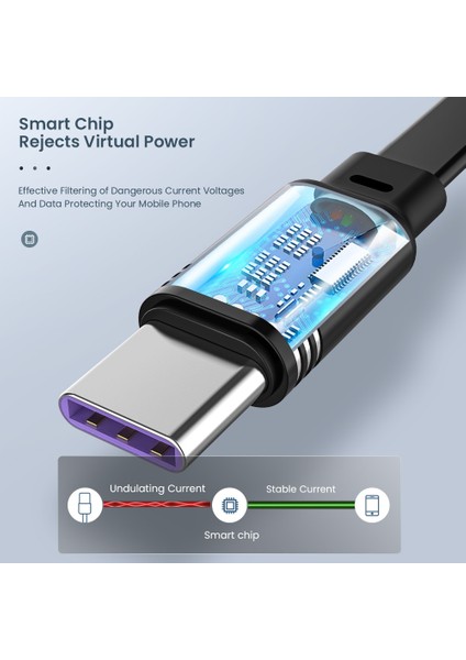 In 1 Hızlı Şarj Cihazı USB C Tipi Kablo Samsung Poco Huawei Xiaomi 6 7 Android Telefon Şarj Mikro USB C Kablosu Geri Çekilebilir (Yurt Dışından)