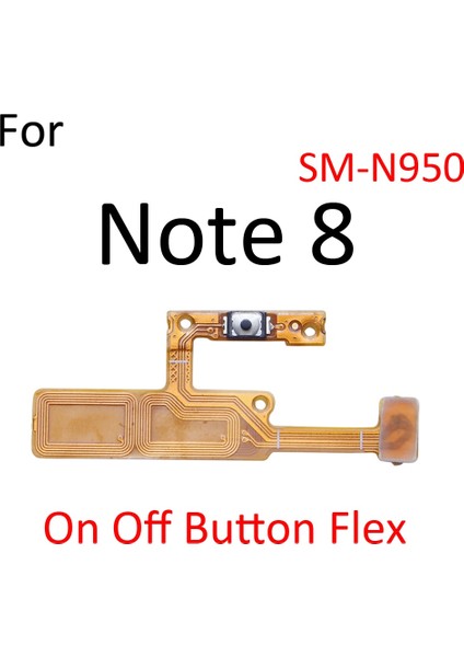 Güç Açık Kapalı Sessiz Anahtarı Kontrol Tuşu Ses Düğmesi Flex Kablo Parçaları Samsung Galaxy Note 4 5 8 9 (Yurt Dışından)