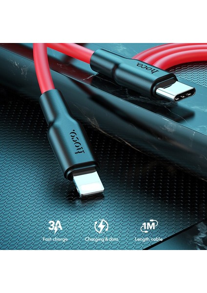 Hoco PD20W Tip C Kablo Hızlı Şarj iPhone 13 12PRO Max Mini 11 Xs Max Silikon Pd Kablo Macbook Için Destek Veri Transferi (Yurt Dışından)