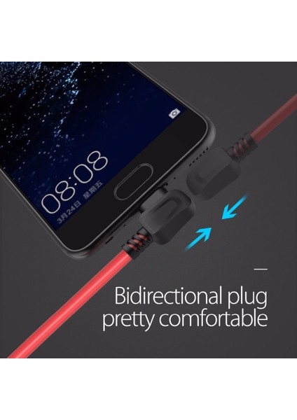 Orıco USB Tip C Telefonlar Için Sağ Açılı Bükme USB Şarj Kablosu Samsung Galaxy S8 Not 8, Oneplus 2, Xiaomi 4c Için Usb-C (Yurt Dışından)