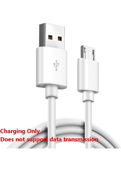 3/5 Metre Esnek Beyaz Kablo Kordonu Uzun Mikro USB Şarj Şarj Cihazı Tel Samsung Huawei Xiaomi Android Akıllı Cep Telefonu Için (Yurt Dışından) modelleri