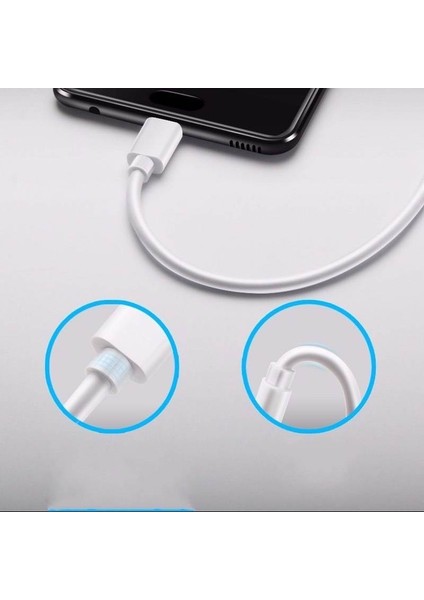 3/5 Metre Esnek Beyaz Kablo Kordonu Uzun Mikro USB Şarj Şarj Cihazı Tel Samsung Huawei Xiaomi Android Akıllı Cep Telefonu Için (Yurt Dışından) indirimleri