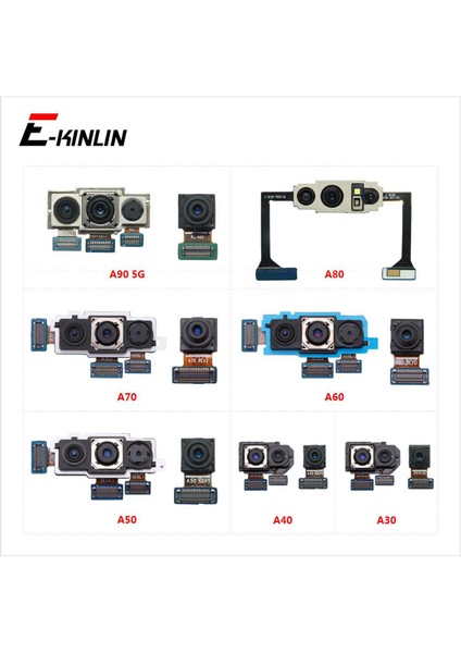 Ön Arka Arka Ana Selfie Bakan Kamera Kablosu Kablosu Samsung Galaxy A30 A40 A50 A60 A70 A80 A90 5g Büyük Küçük Modül Şerit (Yurt Dışından)
