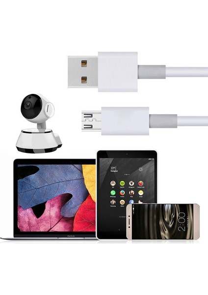 1m 2m 3m 5m 6m 7m 8m 10M Android Akıllı Telefon Için Mikro USB Şarj Şarj Kablosu (Yurt Dışından)