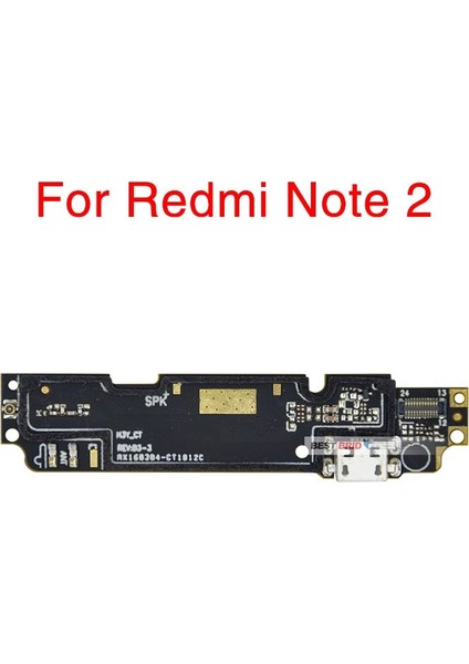 Adet Şarj Portu Alt Kurulu Flex Kablo Xiaomi Redmi Için Not 2 S2 USB Şarj Aleti Yuva Konnektörü Yedek Parçalar (Yurt Dışından)