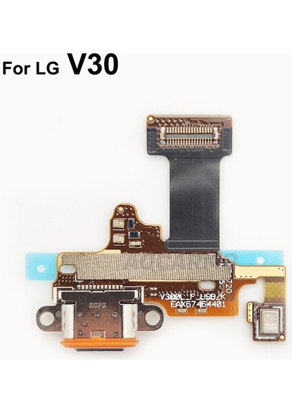 Aocarmo Lg V30/V30 + Artı USB Şarj Portu Şarj Cihazı Dock Konnektörü Mikrofon Mikrofon Flex Kablo Devre Yedek Parçalar (Yurt Dışından)