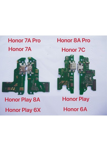 Şarj Portu Konnektörü Kurulu Parçaları Flex Kablo Mikrofon Mikrofon ile Huawei Onur Için Oyun 8A 7A 7c 7x 7s 6A 6c 6x 5c Pro (Yurt Dışından)