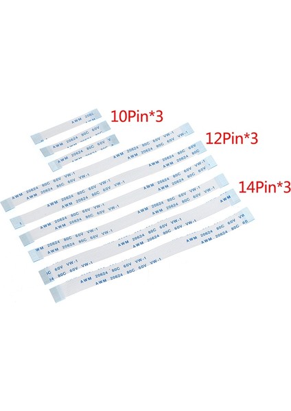 Adet Sony Dualshock 4 Ps4 Pro Slim Denetleyici 12 14 Pin Şarj Kartı Güç Anahtarı Kablosu 10PIN Dokunmatik Pad Şerit Kablo Kablosu (Yurt Dışından) modelleri