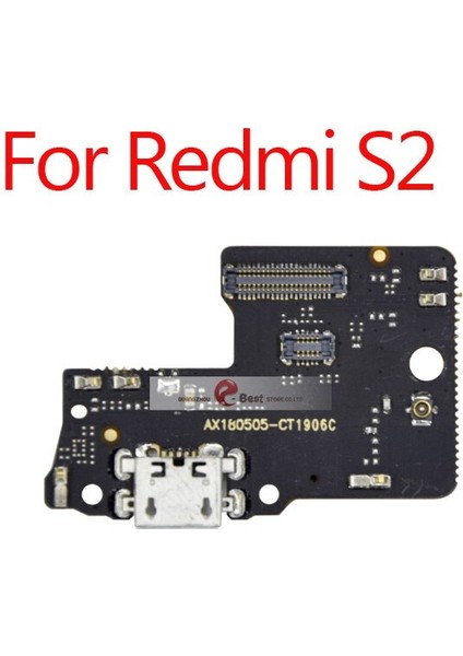 Adet USB Şarj Portu Konnektörü Flex Kablo Için Mikrofon Mikrofon ile Xiaomi Pocophone F1 Redmi Not 7 6 5 Pro Artı 7A 6A S2 (Yurt Dışından)