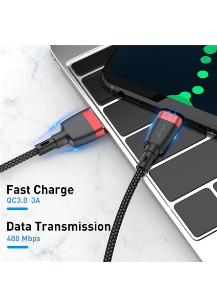 Uslıon 3A USB C Tipi Kablo Samsung S10 S9 Hızlı Şarj Cihazı C Tipi Telefon Şarj Kablosu Xiaomi Mi9 Redmi Not 7 Huawei P30 Kablo (Yurt Dışından) modelleri