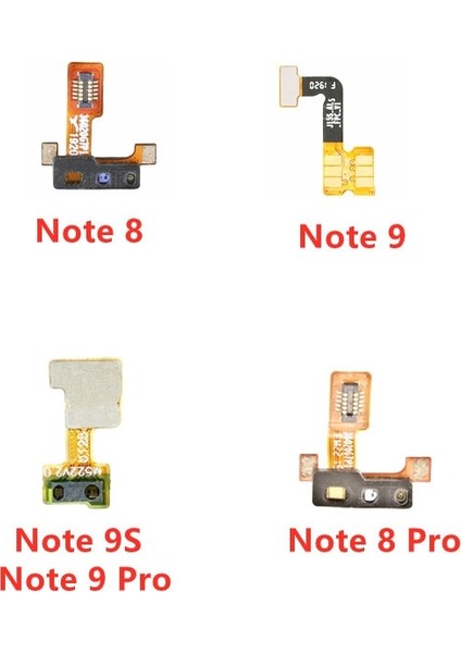 Yedek Parçalar Yakınlık Ortam Işığı Sensörü Şerit Flex Kablo Xiaomi Redmi Için 6 8 6A 8A Not 8 9s Pro (Yurt Dışından)