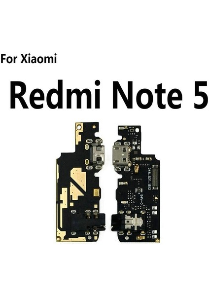 Yeni Mikro USB Şarj Şarj Flex Kablo Bağlantı Noktası Kurulu Mikrofon Modülü ile Xiaomi Redmi Için 5 5A Artı Not 5 5A (Yurt Dışından)