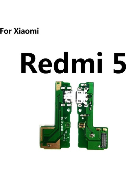 Yeni Mikro USB Şarj Şarj Flex Kablo Bağlantı Noktası Kurulu Mikrofon Modülü ile Xiaomi Redmi Için 5 5A Artı Not 5 5A (Yurt Dışından)