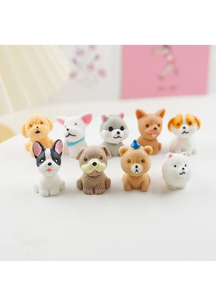 Mini Köpek Modeli Küçük Heykel Heykelcik Mikro El Sanatları Süs Minyatürleri Evcil Hayvan Bebek Mj (Yurt Dışından) fiyatları
