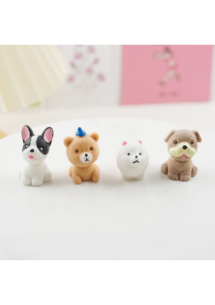 Mini Köpek Modeli Küçük Heykel Heykelcik Mikro El Sanatları Süs Minyatürleri Evcil Hayvan Bebek Mj (Yurt Dışından) fırsatları