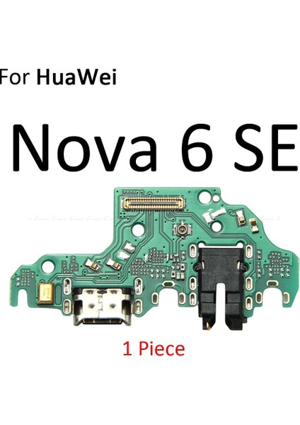 USB Şarj Portu Dock Fiş Konnektörü Şarj Cihazı Kurulu Mic Flex Kablo Huawei Nova 7i 7 6 Se 5t 5i 4e 4 3 3i 3e 2s 2i 2 Artı (Yurt Dışından)