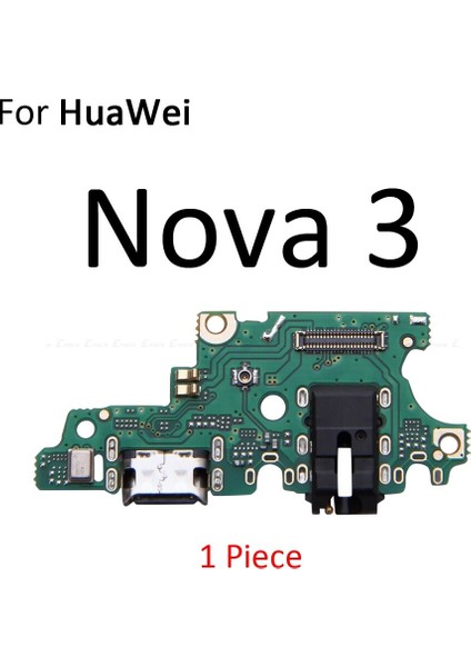 USB Şarj Portu Dock Fiş Konnektörü Şarj Cihazı Kurulu Mic Flex Kablo Huawei Nova 7i 7 6 Se 5t 5i 4e 4 3 3i 3e 2s 2i 2 Artı (Yurt Dışından)