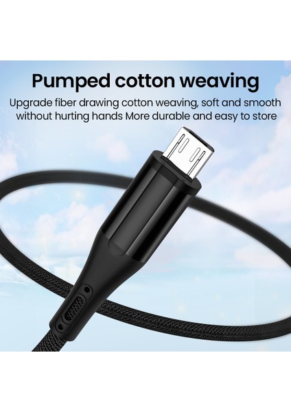 Tip C Mikro USB Kablosu Hızlı Şarj USB Tip-C Adaptörü Samsung Huawei MacBook Pro Otg Cep Telefonu Mikro USB Kablosu (Yurt Dışından)