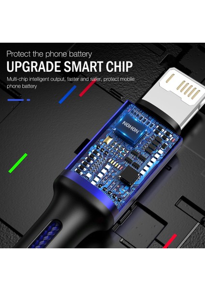 Hızlı Şarj USB Kablosu iPhone 13 12 Mini 11 Pro x Max 6 6s 7 8 Artı Apple iPad Kökenli Kurşun Veri Kablosu Cep Telefonu Uzun Tel (Yurt Dışından)