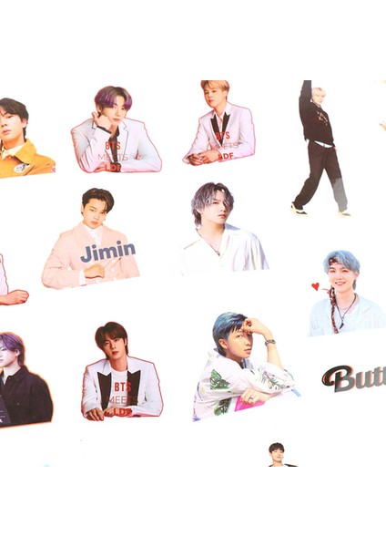 85 Adet/paket Kore Bangtan Boys Bts Etiket Telefon Bavul Dizüstü Kırtasiye Çıkartmalar (Yurt Dışından)