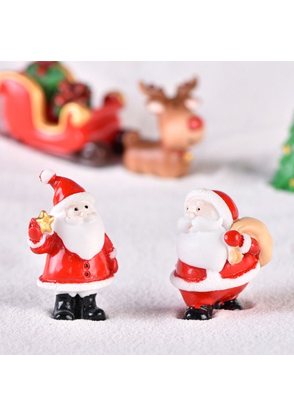 Minyatür Figürler Mükemmel Işçilik Mini Manzara Noel Noel Baba Heykel (Yurt Dışından) indirimleri