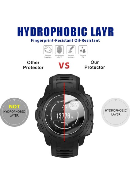 Temperli Cam Koruyucu Film Şeffaf Koruma Garmin Instinct Taktik Akıllı Saat Ekran Koruyucu Kapak Için Instinct Taktik (Yurt Dışından) modelleri