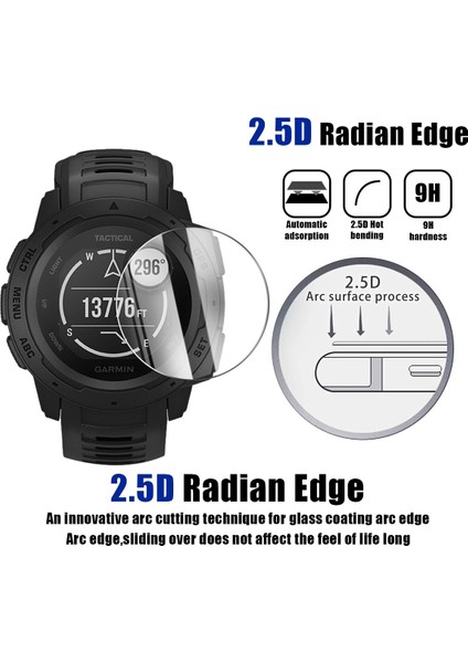 Temperli Cam Koruyucu Film Şeffaf Koruma Garmin Instinct Taktik Akıllı Saat Ekran Koruyucu Kapak Için Instinct Taktik (Yurt Dışından) fırsatları