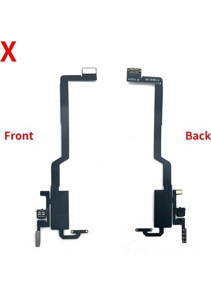 Adet Kulak Kulaklık Kablosu iPhone x Xs Max Xr 11 Pro Max 12 Pro Yakınlık Işık Sensörü Ses Kulaklık Hoparlör Flex Meclisi (Yurt Dışından)