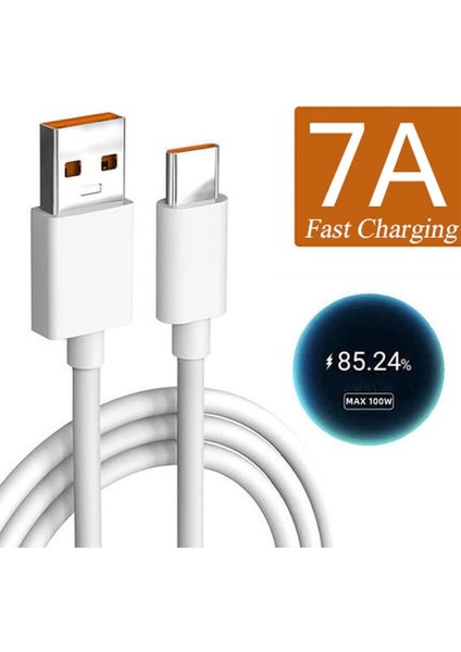 7A Hızlı Şarj Tipi C Kablo Hızlı Veri Transferi Cep Telefonu USB Şarj Kabloları Veri Kablosu Xiaomi Samsung Huawei Için (Yurt Dışından)
