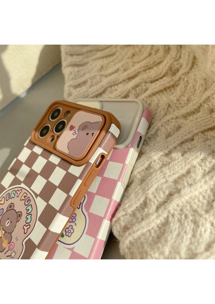Sevimli Karikatür Ayı Tavşan Sürgülü Kapı Kamera Koruyucu Yumuşak Telefon Kılıfı Için Iphone 13 12 11 Pro Max x Xr Xs 7 8 Artı Arka Kapak (Yurt Dışından) indirimleri