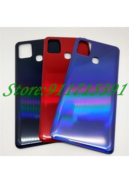 Arka Kapak Samsung Galaxy A21S A217 Orijinal Telefon Paneli Konut Çerçeve Kılıf Arka Pil Kapı Yapışkanlı (Yurt Dışından)