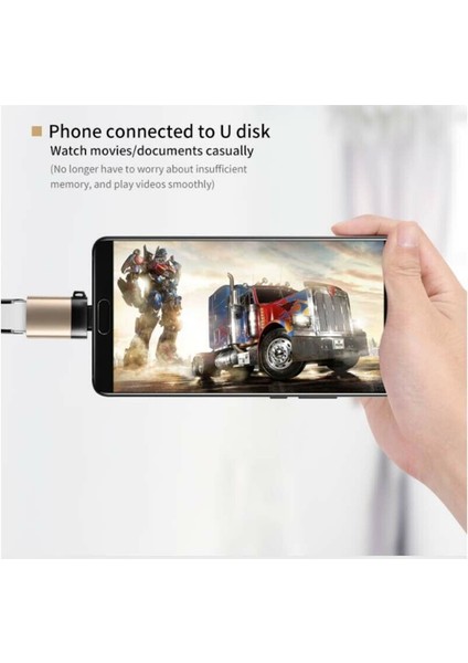 Usb'den Type-C 3.0 Adaptör Otg Adaptör Cep Telefonu Adaptör Ipi (Yurt Dışından)