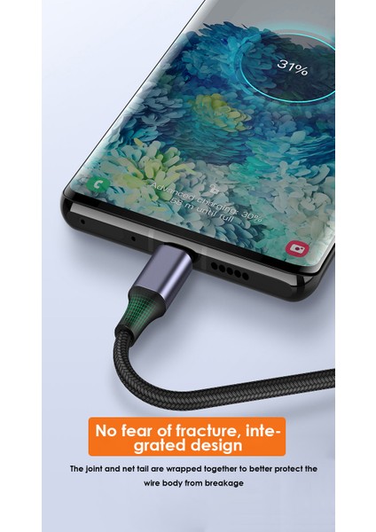 100 W C Tipi C Tipi Kablo Pd Hızlı Şarj Şarj Kablosu Veri Kablosu MacBook Xiaomi Samsung Için USB C USB C Kablosu 3 M (Yurt Dışından)