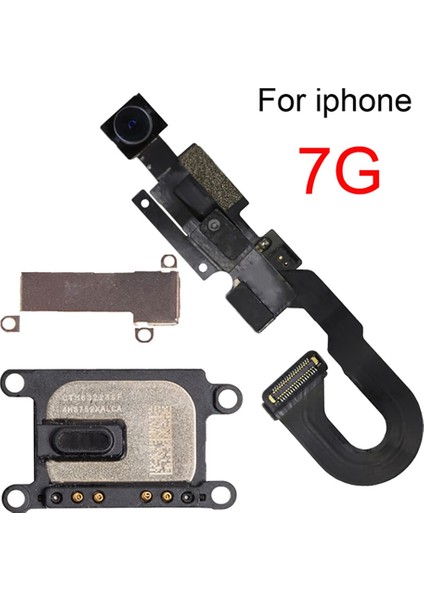 Yüz Ön Kamera Sensörü Yakınlık Işık Mikrofon Flex Kablo ve Metal Braketli Kulaklık iPhone 7 7 Artı 8g 8 Artı (Yurt Dışından) modelleri
