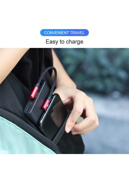 Hezugoyı Mikro Kablo Kısa Taşınabilir IPhone Şarj Hattı Için 25 cm Hızlı Şarj 90 Derece Tip C Kablo Düz Mini Kısa USB C Kablosu (Yurt Dışından)