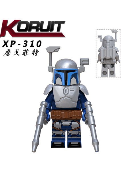 Tek Satış Yıldız Savaşları Yapı Taşları Mandalorian Serisi Jango Fett Boba Fett Kabile Savaşçısı Yapı Taşları Minifigures Montajı Çocuk Oyuncakları Figürler KT1041 (Yurt Dışından)