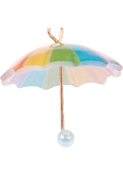 Adet Minyatür Dollhouse Şemsiye Charms Diy Küpe Kolye Kolye Anahtarlık (Yurt Dışından) modelleri