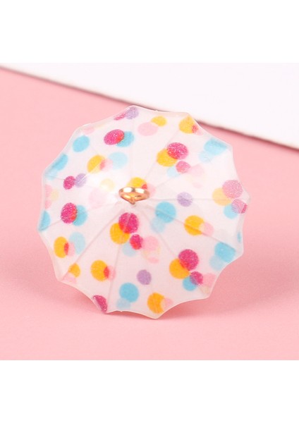 Adet Minyatür Dollhouse Şemsiye Charms Diy Küpe Kolye Kolye Anahtarlık (Yurt Dışından) indirimleri