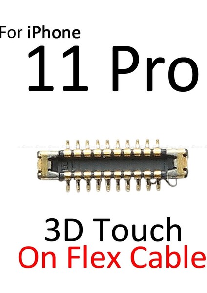 IPhone 11 11 Pro Max LCD Ekran 3D Dokunmatik Ekran Digitizer Fpc Konektörü Anakart Flex Kablo Için (Yurt Dışından)