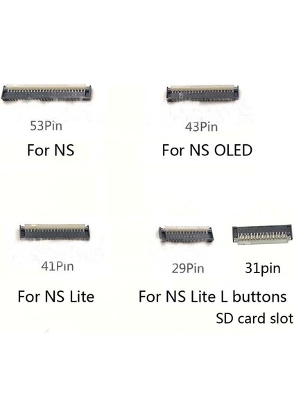 Yedek Anahtarı Ns Lite OLED Anakart LCD Ekran Ekran Flex Kablo Klipsi L Düğmeleri Sd Kart Şerit Konnektör Soketi (Yurt Dışından)