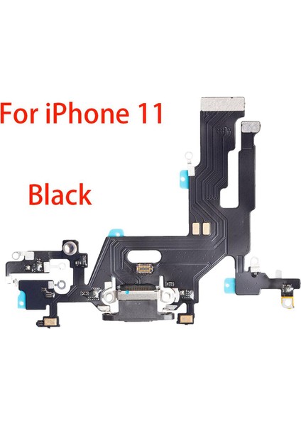 Adet Şarj Portu Şerit Kablo iPhone 11 12 Pro Max USB Dock Şarj Konnektörü Veri Flex Kablo Yedek Parçaları (Yurt Dışından)