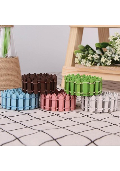 100*5 cm Minyatür Küçük Ahşap Çit Dıy Peri Bahçe Mikro Dollhouse Kapıları Dekor (Yurt Dışından) modelleri