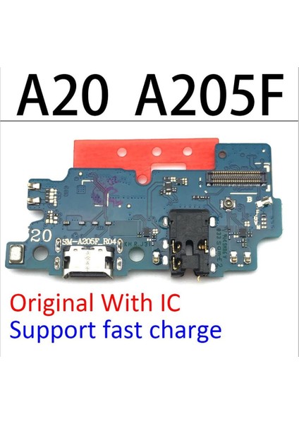USB Bağlantı Noktası Şarj Cihazı Dock Fiş Konnektörü Şarj Kartı Flex Kablo Samsung Galaxy A20 A205F A205/A20E A202F A202 USB Kartı (Yurt Dışından)