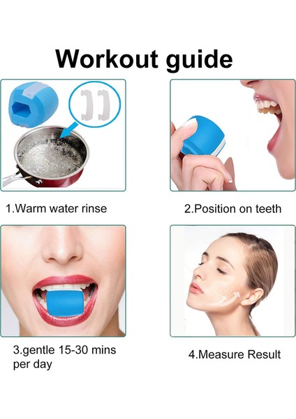 Ince Yüz Masseter Pop N Go Ağız Çene Hattı Çene Kas Egzersiz Topu Çiğneme Bite Breaker Eğitim Çene Kaldırma Masajı Cilt Bakımı (Yurt Dışından) fiyatları