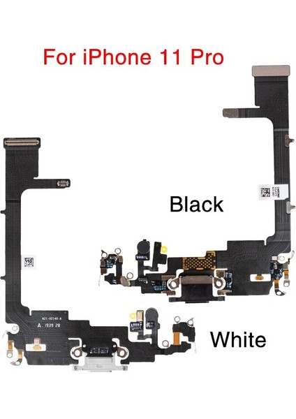 Adet Şarj Portu Şerit Kablo iPhone 11 12 Pro Max USB Dock Şarj Konnektörü Veri Flex Kablo Yedek Parçaları (Yurt Dışından)