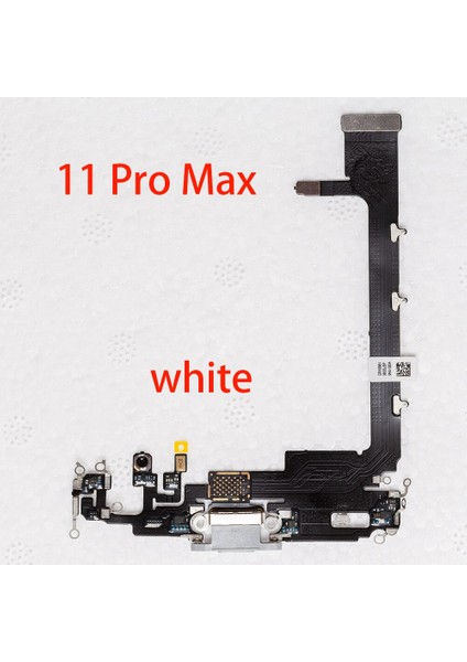 Adet Şarj Portu Şerit Kablo iPhone 11 12 Pro Max USB Dock Şarj Konnektörü Veri Flex Kablo Yedek Parçaları (Yurt Dışından)