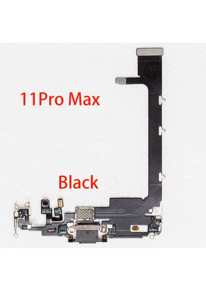 Adet Şarj Portu Şerit Kablo iPhone 11 12 Pro Max USB Dock Şarj Konnektörü Veri Flex Kablo Yedek Parçaları (Yurt Dışından)