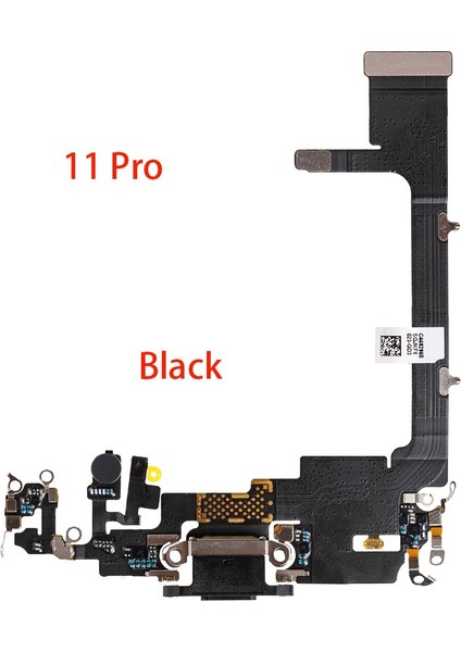 Adet Şarj Portu Şerit Kablo iPhone 11 12 Pro Max USB Dock Şarj Konnektörü Veri Flex Kablo Yedek Parçaları (Yurt Dışından)