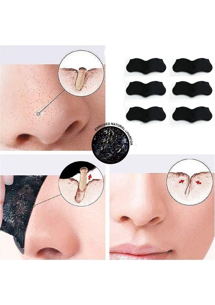 Cilt Temizleyici Maskesi Çıkartma 5-60Pc Cilt Bakımıblack-10Pcs（Black-10Pcs） (Yurt Dışından) fırsatları