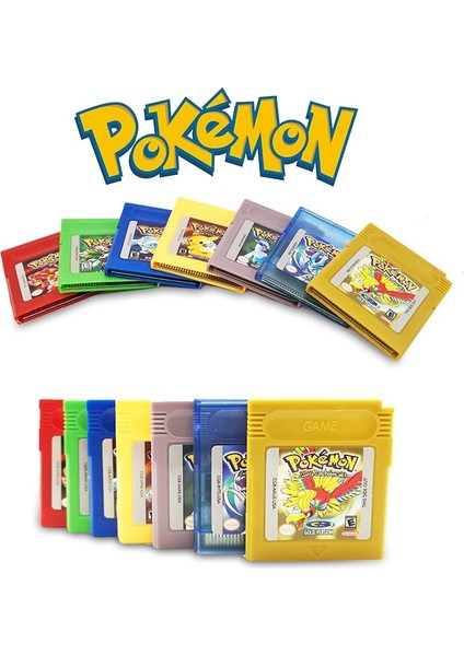 Pokemon Gbc Kartı 16 Bit Video Oyunu Kartuşu Konsol Kartı Gameboy Için Renkli Klasik Oyun Renkli Ingilizce Versiyonu Toplayın (Yurt Dışından)